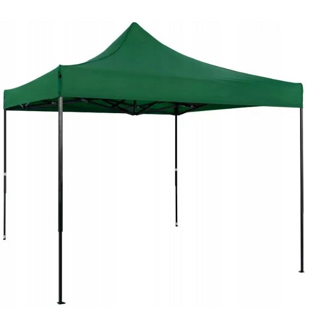 Cort pavilion pliabil 3 x 3 m, Zola, 3 pereti laterali detasabili, structura metalica din otel, inaltime reglabila, prelata impermeabilia, 600D, rezistent la apa si raze UV, verde Cort pavilion pliabil 3 x 3 m, Zola, 3 pereti laterali detasabili, structura metalica din otel, inaltime reglabila, prelata impermeabilia, 600D, rezistent la apa si raze UV, verde